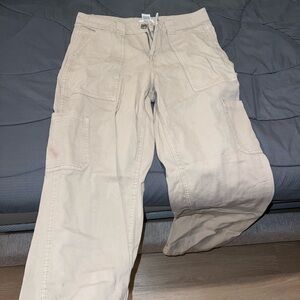 Garage Tan Straight Leg Jeans with Classic Style